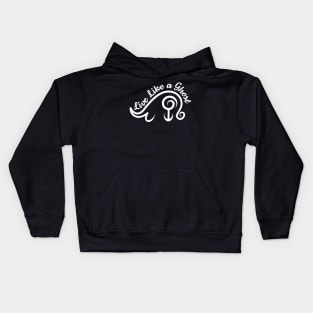 Live Like a Ghost (white logo) Kids Hoodie